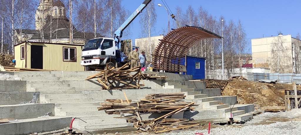 школьный сквер апрель 2021 1