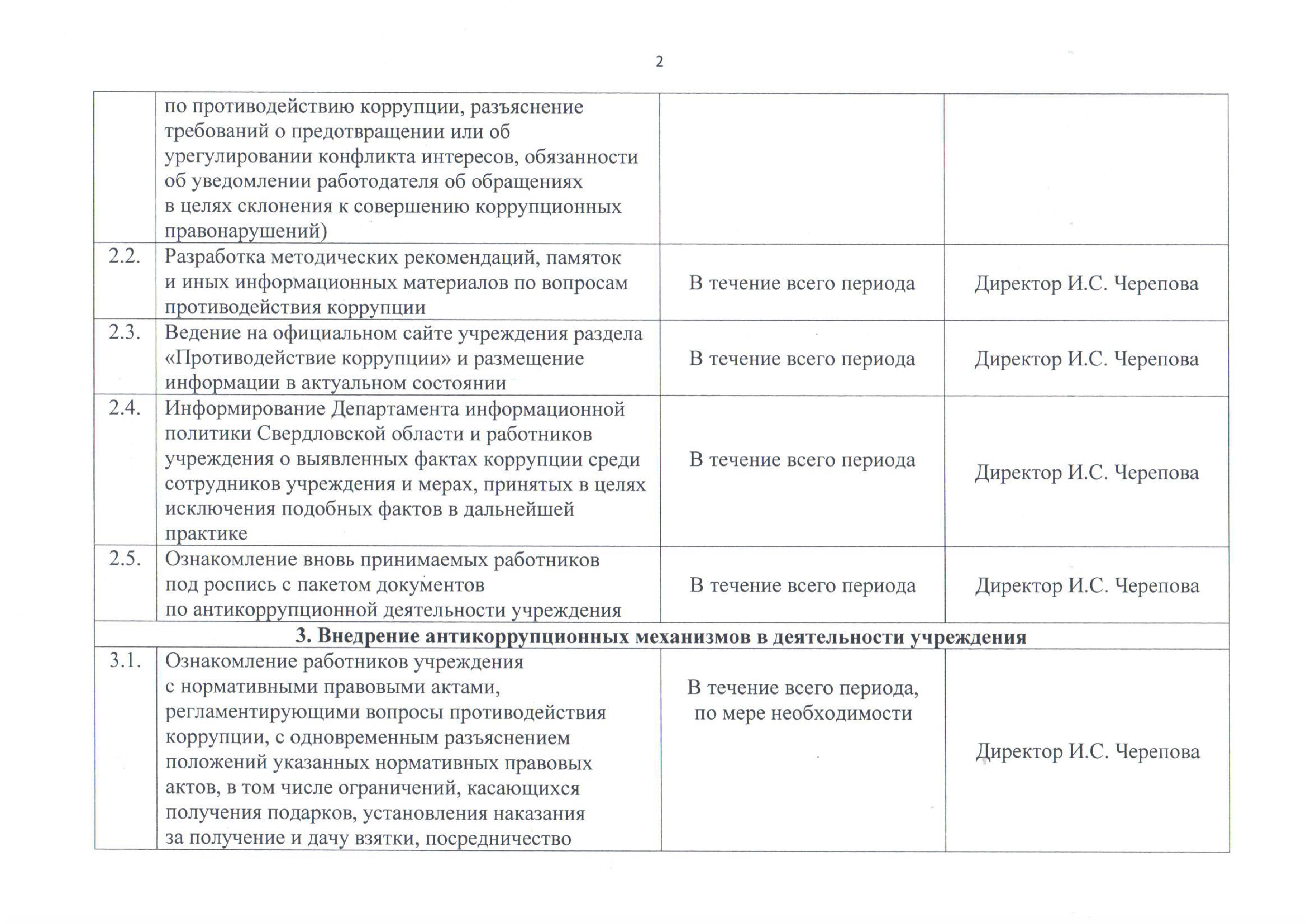 план противодействия коррупции 2020 2